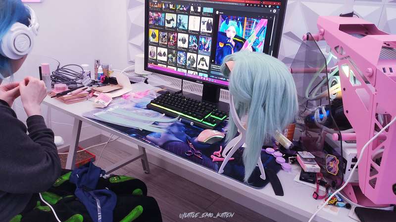 Rebecca cosplay work in progress 😊 11