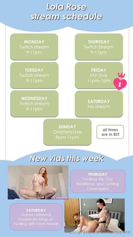🩷WEEKLY LOLA UPDATES🩷  This week I have a really hot new sol..