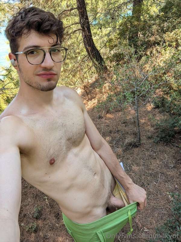 Rare instance of a programmer touching grass 😅