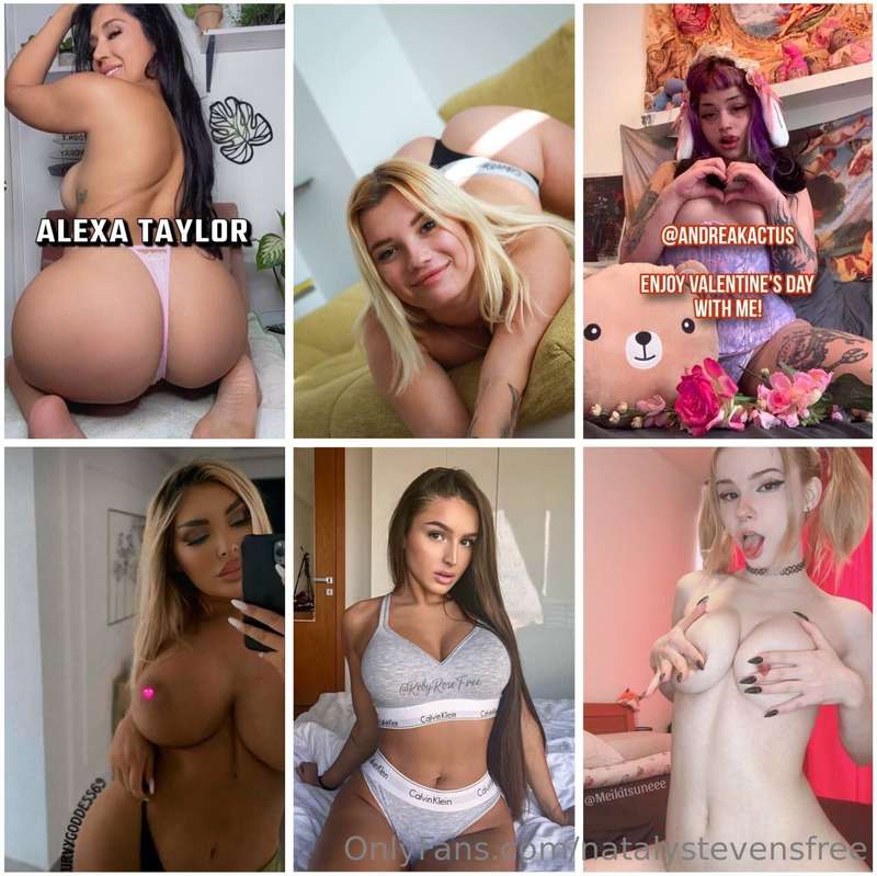 🚨CUM ALERT🚨➡️🥵 @ALEXATAYLORFREE 🥵⬅️⏩✨🌷 @natalystevensfree 🌷✨..