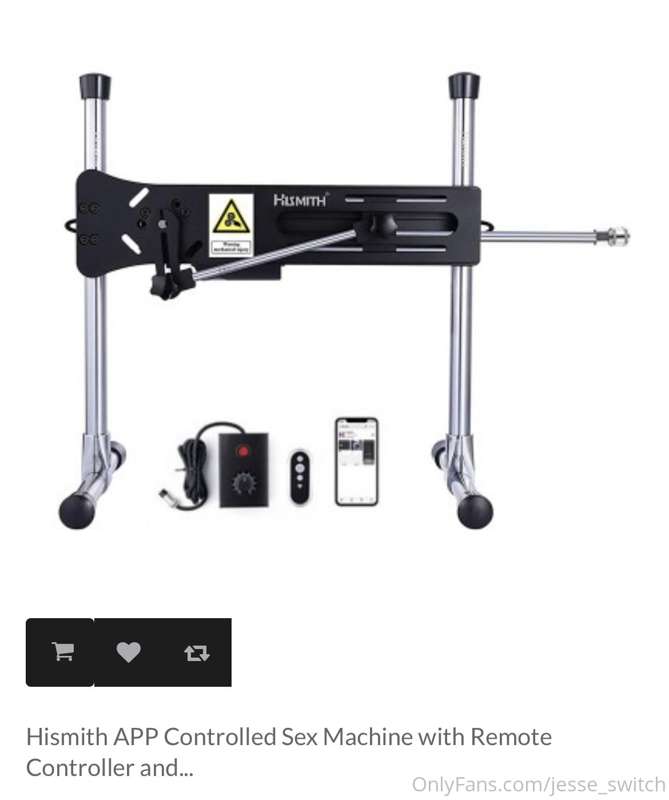 I bought a crazy intense fuck machine, should be here in 2 w.. 2