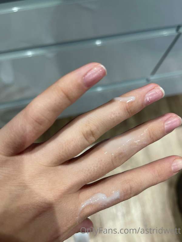 I fingered my Pussy this morning, look how much I came 🥵💦💦
