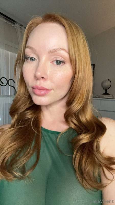 Little green sheer dress with nothing under it 😁 more in mes..