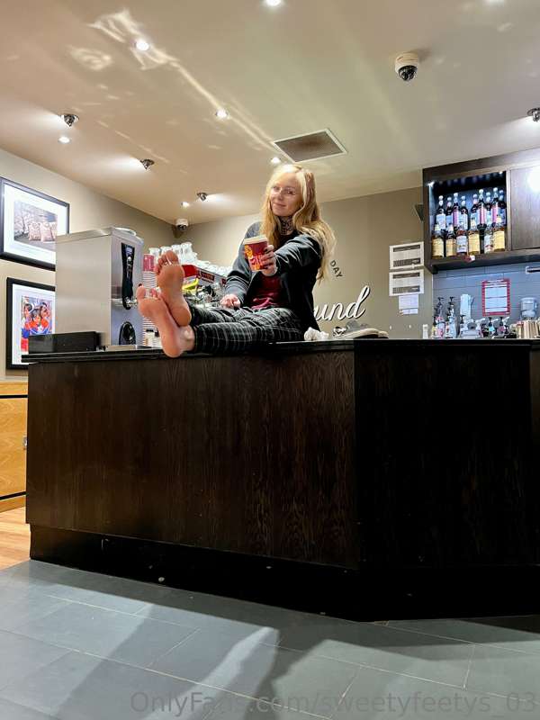 Come for a coffee and some feet ! 😉 3