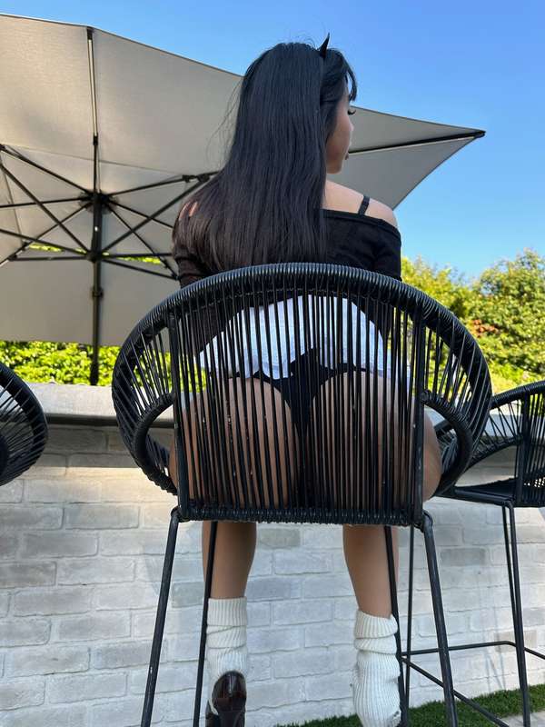 The wind kept blowing up my skirt...so I just embraced it lm..
