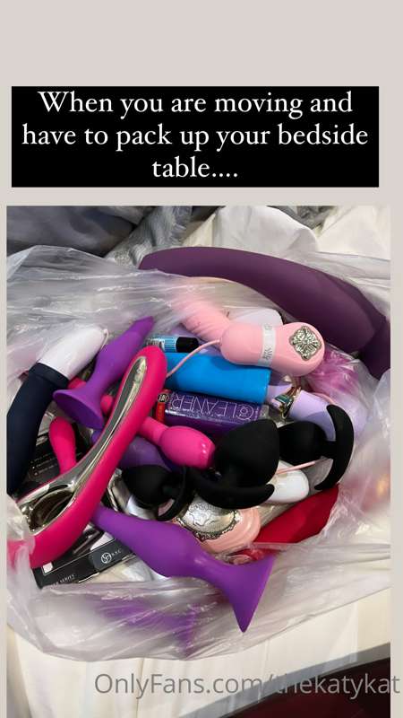 Hahaha.  This is only ONE bedside table.  There is still the..
