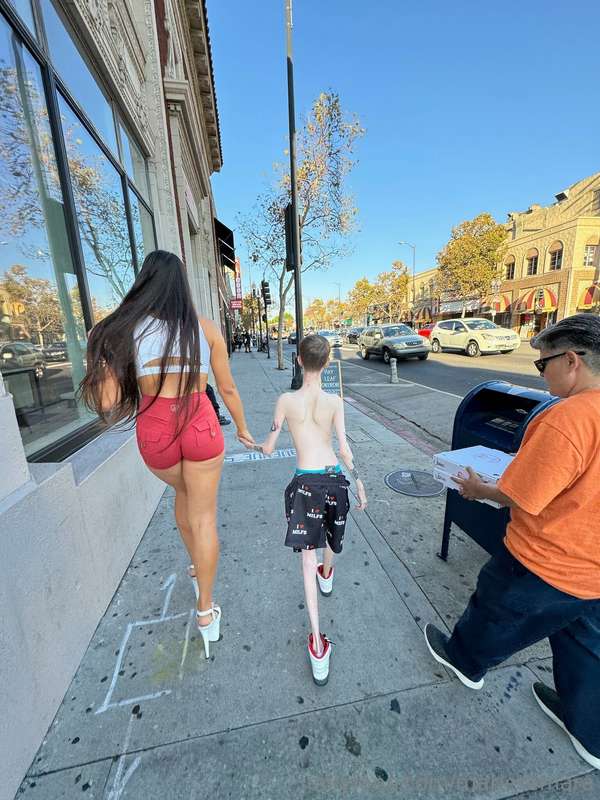 taking my dog for a walk