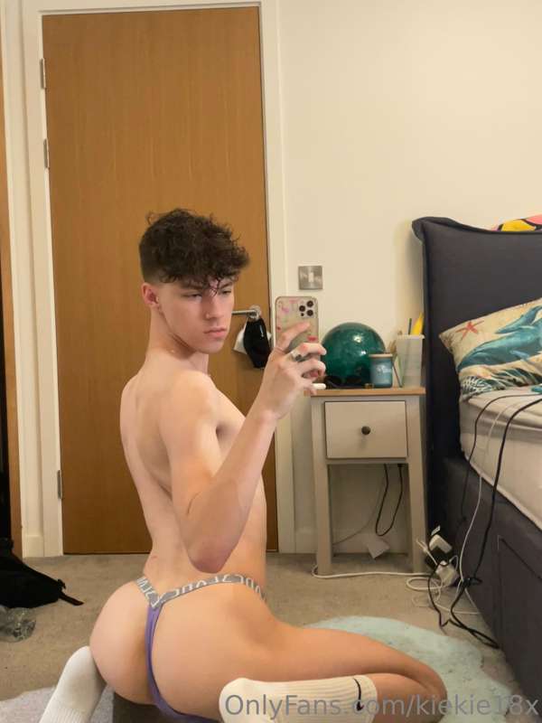 Just a boy in a thong 😇 2