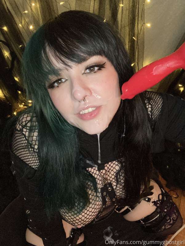 Why do I look so pretty with cum all over my face? 👅 15