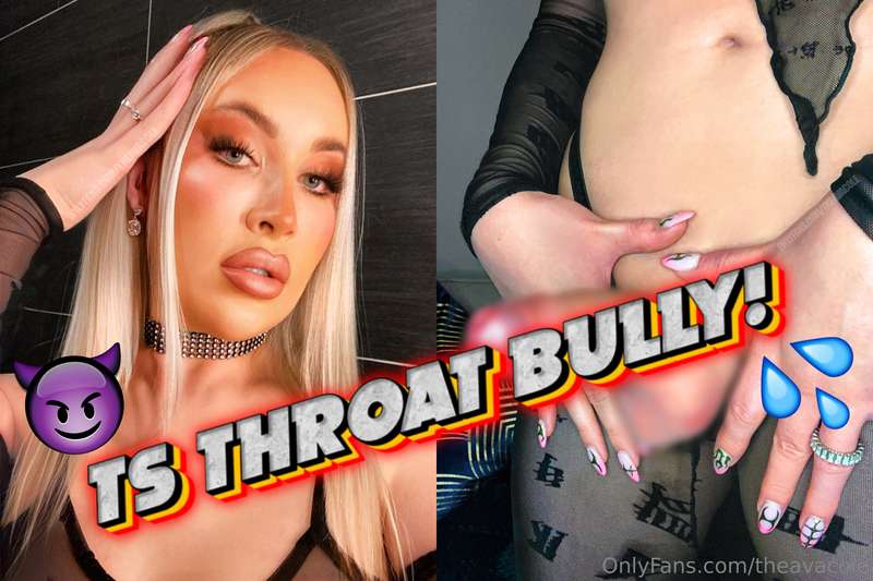 TS THROAT BULLY!!! 😈👅 I loved using this curious straight gu..