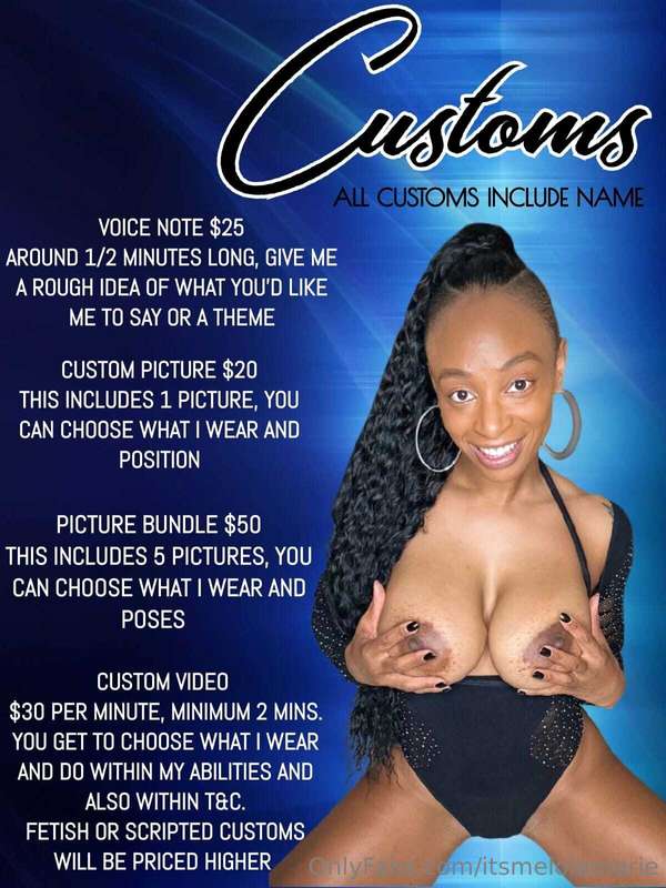 CUSTOM INFORMATION 🎥I wanna know your wildest fantasy or fet..