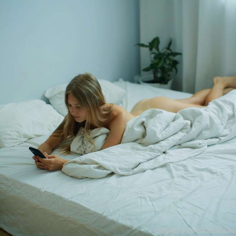 every morning I wake up naked and immediately look at the ph..