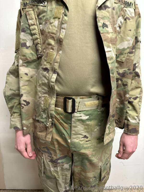 The private doing a little stripping down to his military br.. 4