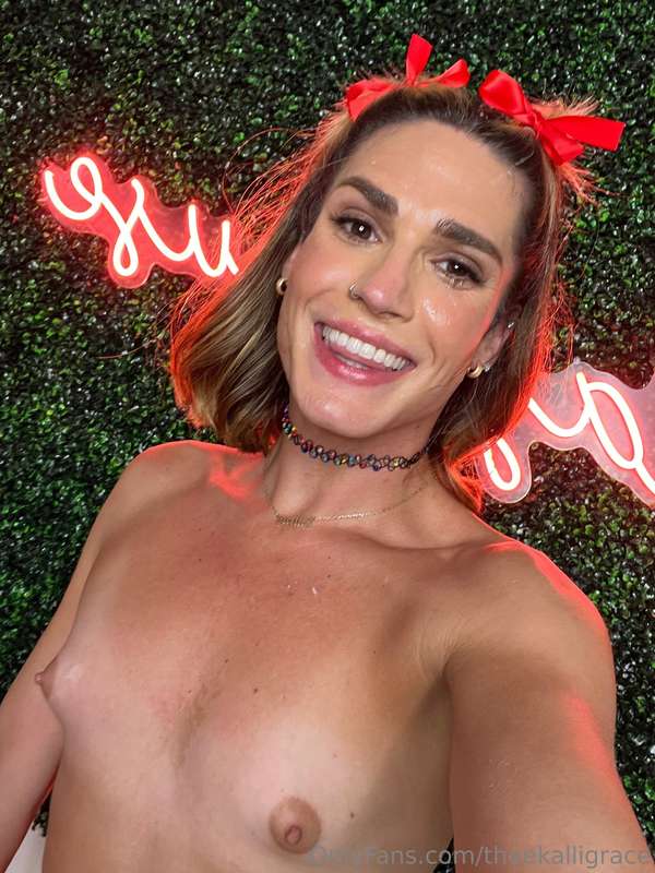 A happy girl covered in cum 1