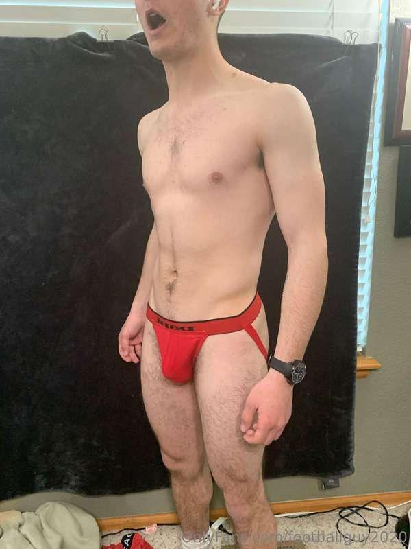 Me in a jock set 4 6