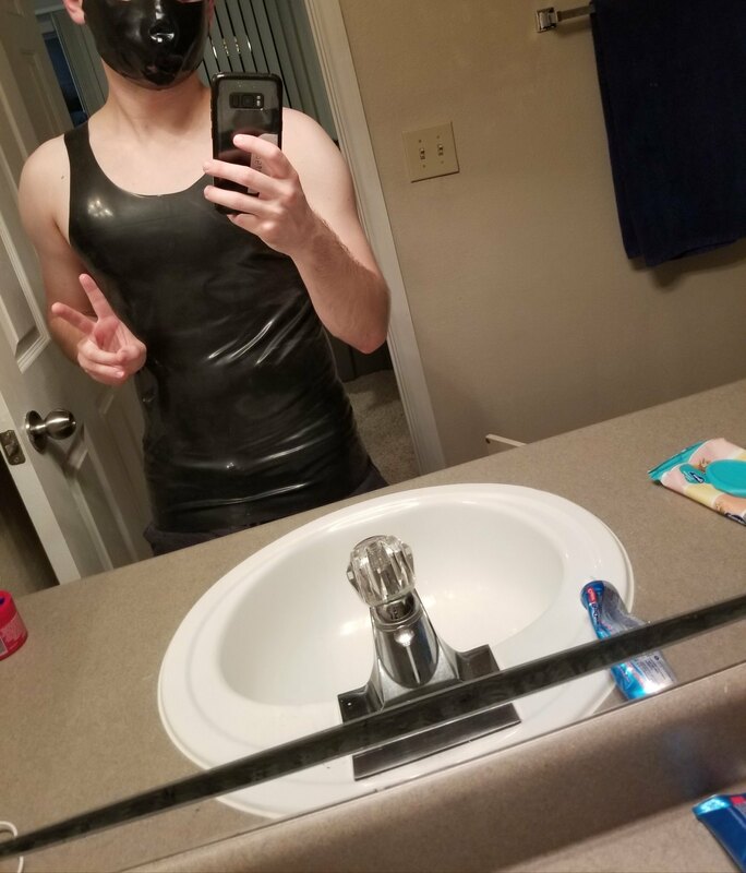 Finally doing some latex crafting. will post pics with the p..