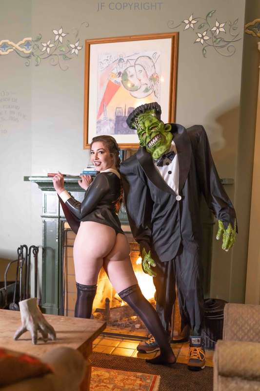 Should I let Frankenstein spank me and worship my big booty?..