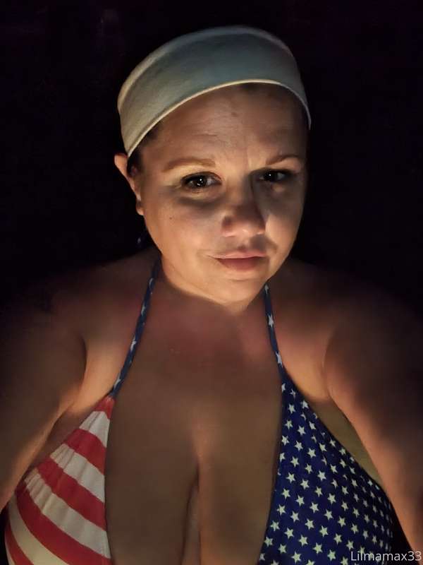 Late night swimming. Happy 4th of July 1