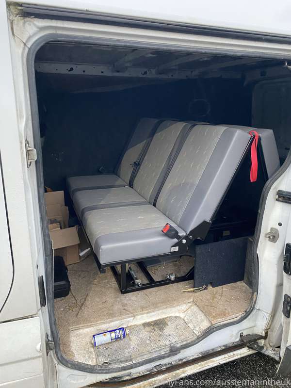 Just bought a rock and roll bed for the shagging wagon. Got ..