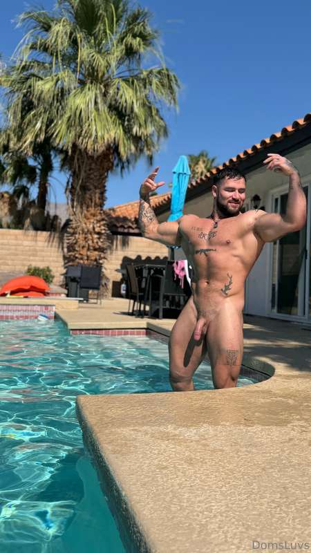 Me at the pool being a fool 😂 3