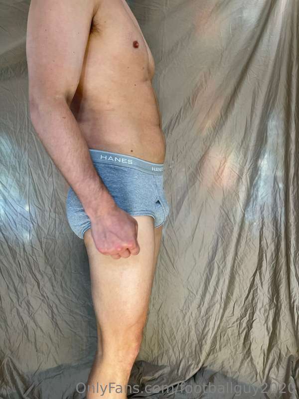 The corporal in sexy briefs!