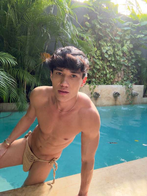 Going for a dip 
