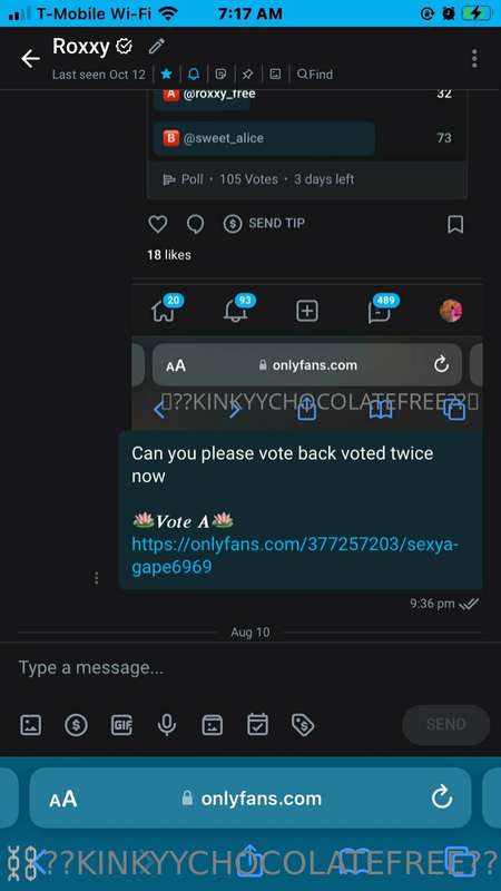 #### REACHED OUT MULIPLE TIMES. DOESNT VOTE BACK DONT WASTE .. 6