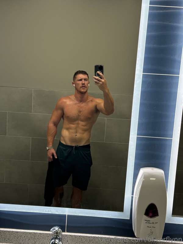 Just wrapped up a sweat session, and I'm feeling good. Who's..