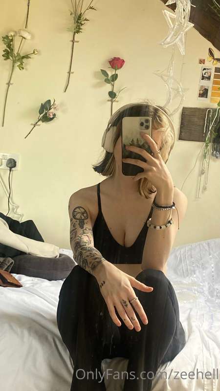 showing off my new tattoo 🤍 2