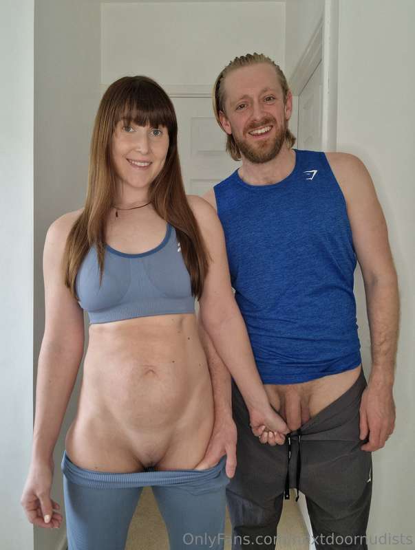 Just got back from the gym and we are ready to strip off for.. 4