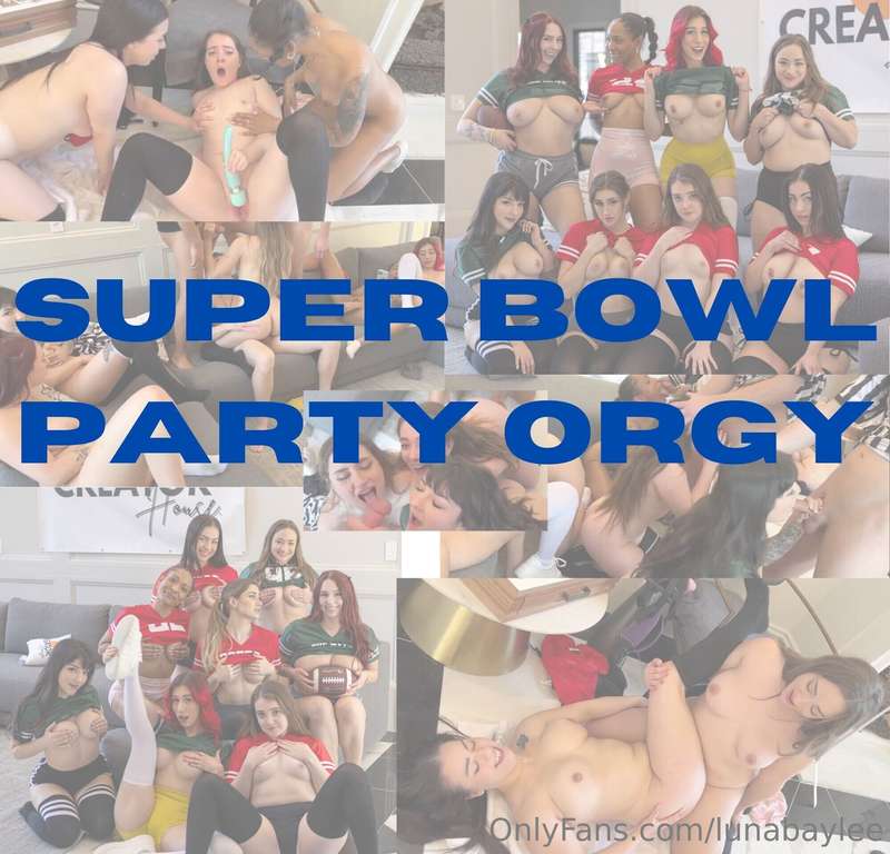 **MY FIRST ORGY…** *at the Creator House Super Bowl party!* ..