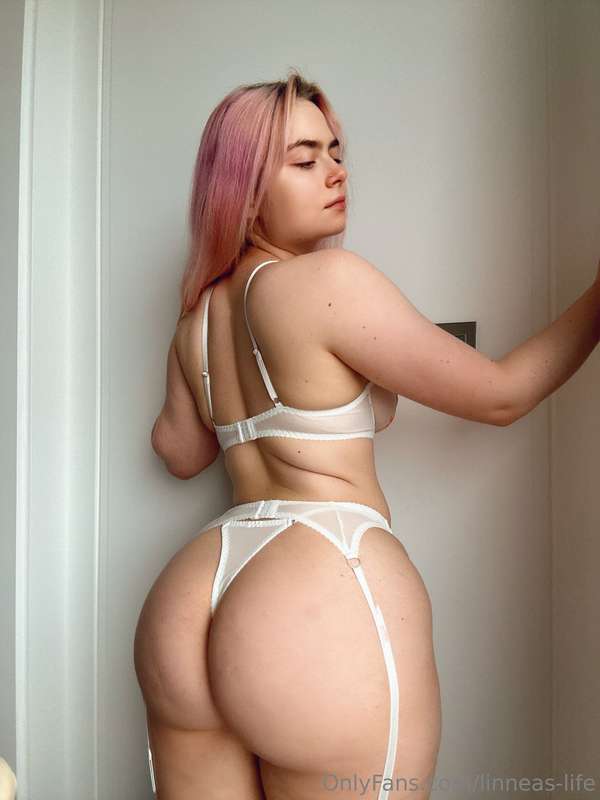 Lingerie set ;) white lingerie with orange and blue inside h.. 5