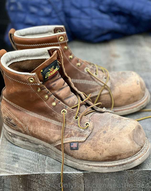 These are my old worn out work boots. DM me with an offer if.. 1