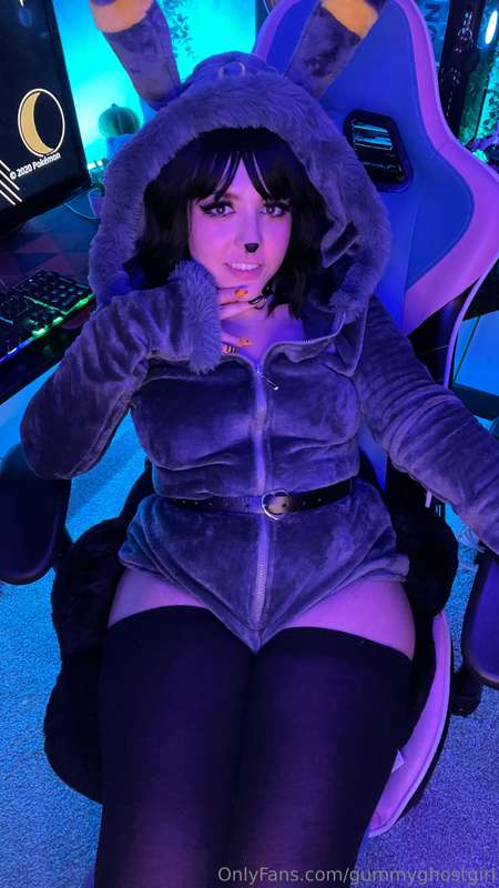 Umbreon puppy girl 🐾🖤 4