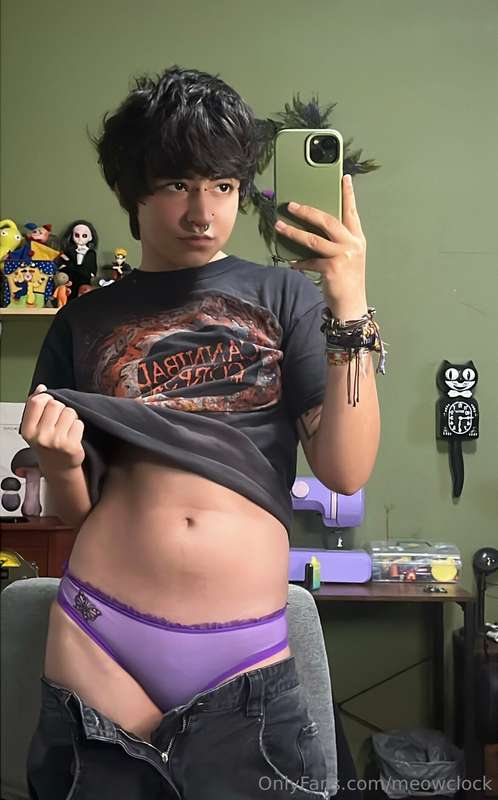 make me wear girly underwear and a bra under my clothes like.. 8