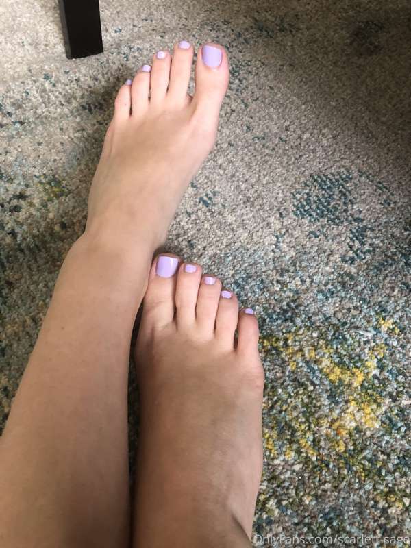 New pedicure color (don’t mind the hitachi in the background.. 3