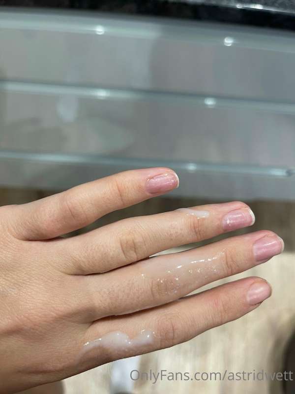 I fingered my Pussy this morning, look how much I came 🥵💦💦 3