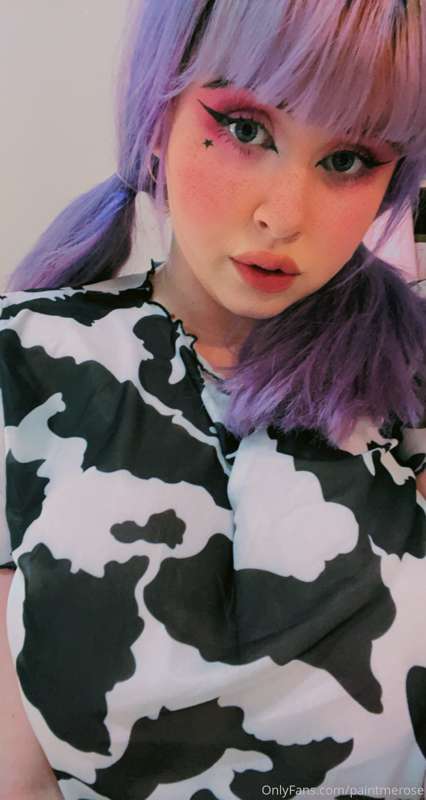 Cute cow pics 🤍🖤😉 3