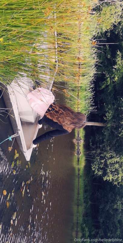 I started my outdoor adventure today and I found a lil boat!.. 12