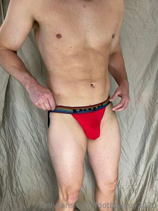 Soldier shows off his hot muscular body in a thong and jock!..