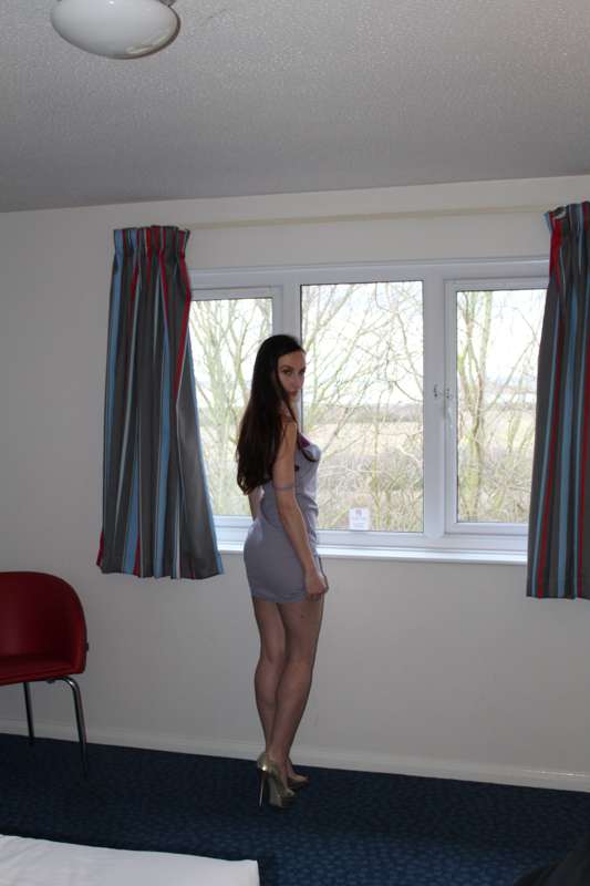 Getting cheeky in a hotel room x 3
