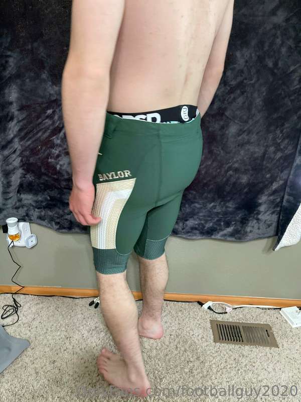 Me in football pants set 1 2