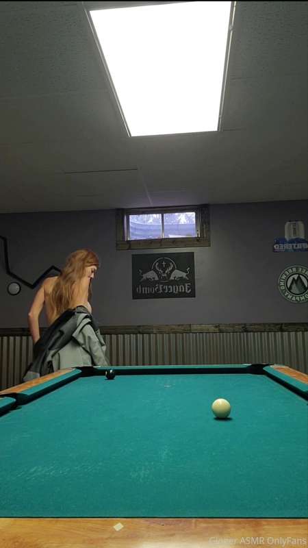Playing Strip Pool with me while everyone is asleep🎱💥🤫😈 5