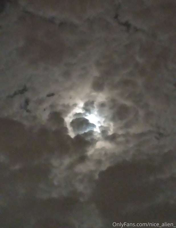 Clouded moon