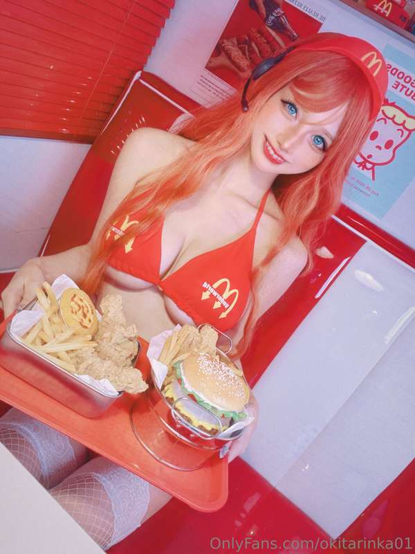 McDonald's Girl Part1 What would you like to order?❤️❤️❤️ 3