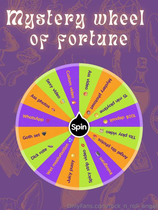 Autumn is the best time for a MYSTERY WHEEL OF FORTUNE 🔮👻You.. 2