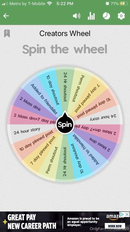 Creator Wheel  Tip this post for just only $5