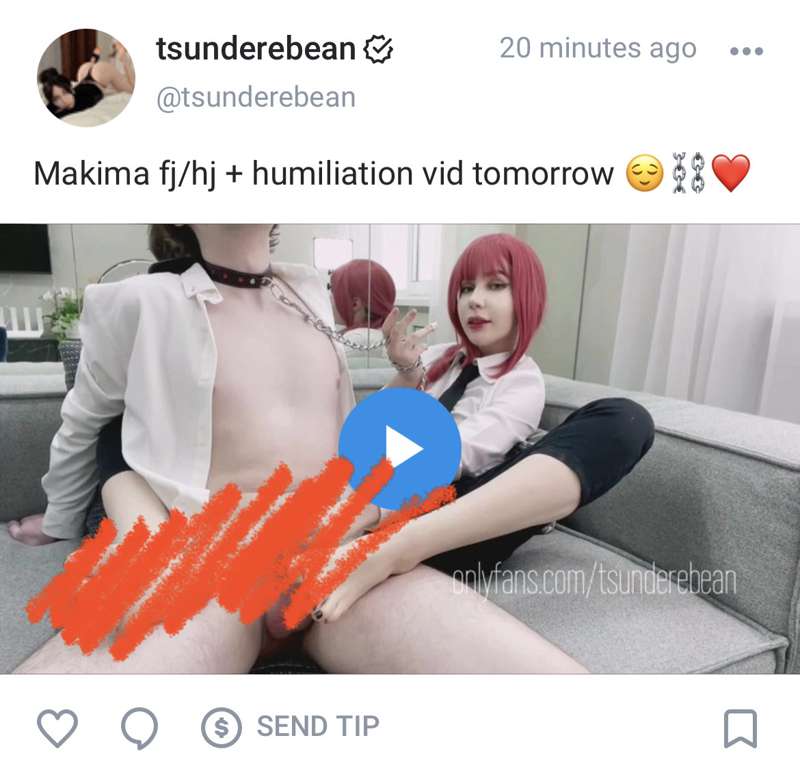 A FREE teaser of my Makima cosplay footjob is waiting for yo..