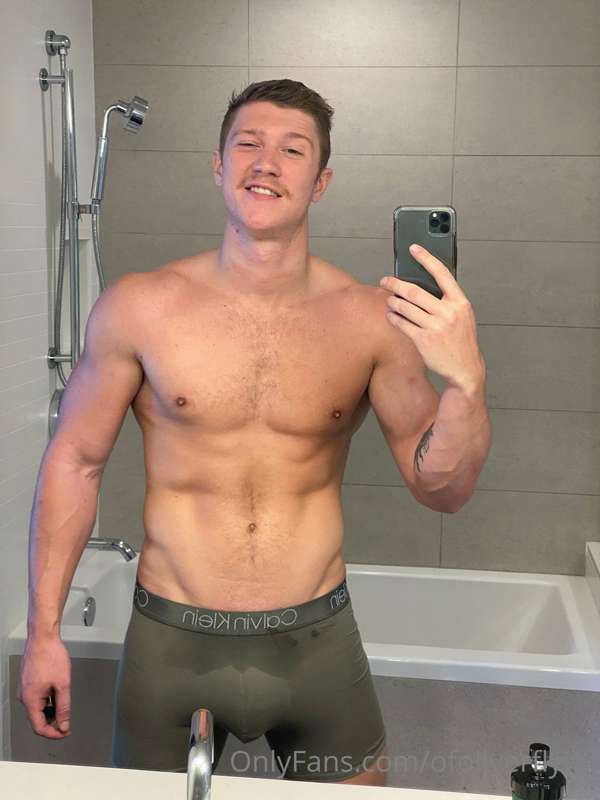 In my Calvins ;)