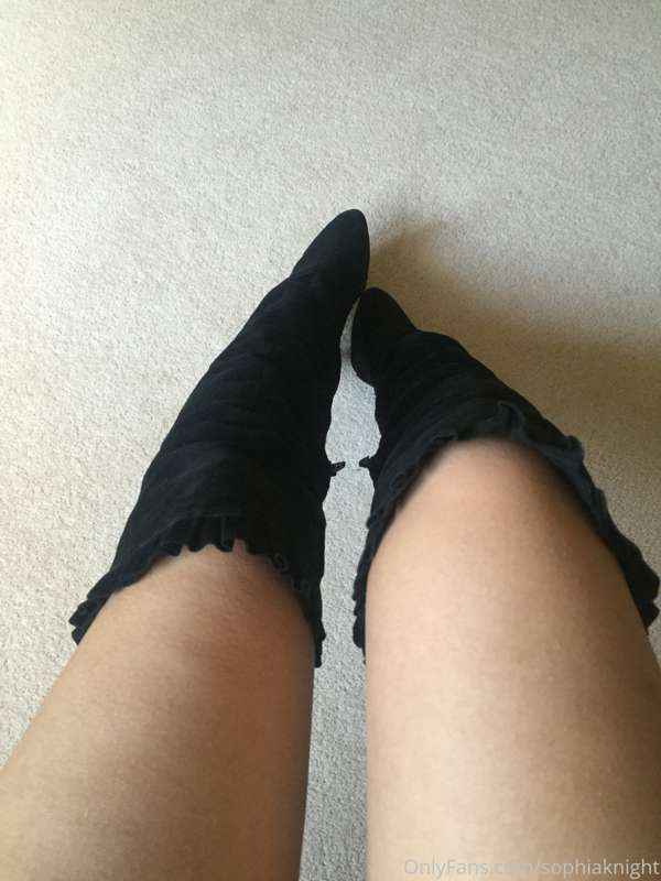 These boots are made for walking ....